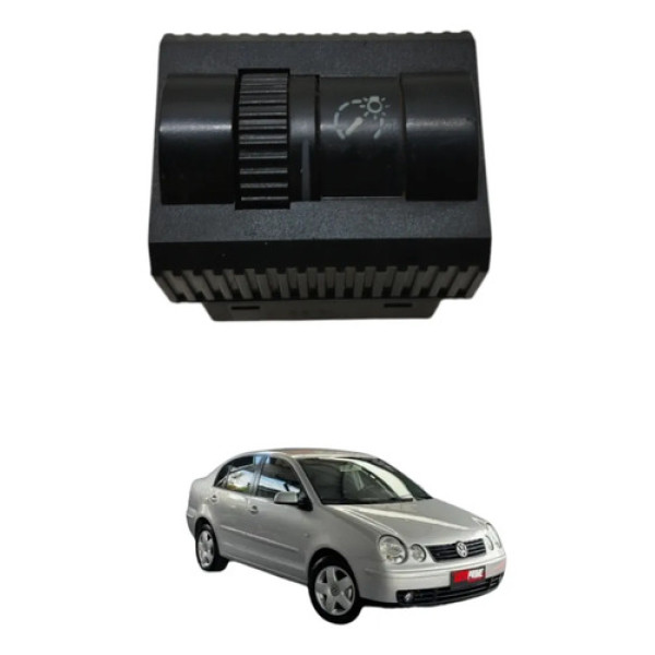 Botão Regulagem Luz Painel Polo 2004 2005