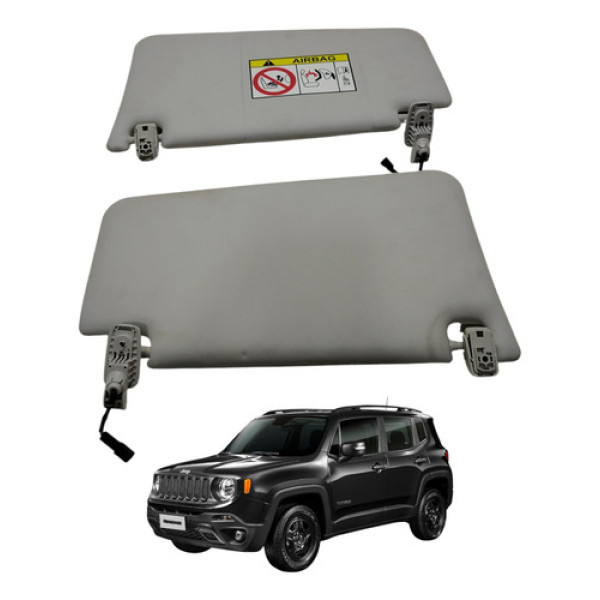 Par Quebra Sol Espelho Jeep Renegade 2017 2018