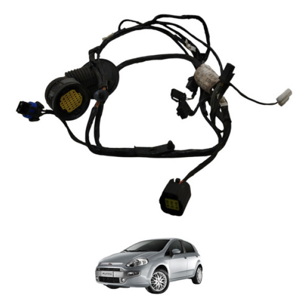 Chicote Porta Dianteira Esquerda Punto 2013 2014