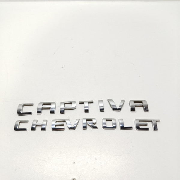 Kit Emblema Traseiro Captiva 2008 A 2010