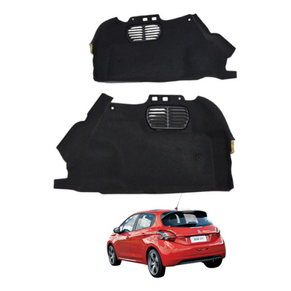 Forro Porta Malas Traseira Peugeot 208 2014 2015