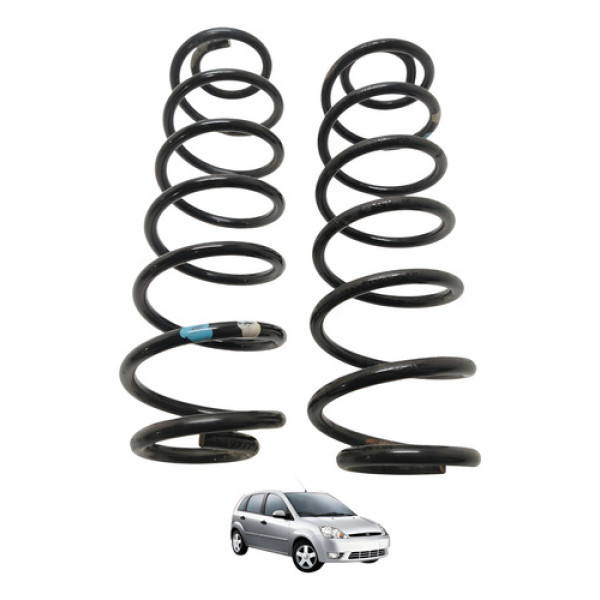 Par Molas Traseira Fiesta 1.0 2003 2004 2005