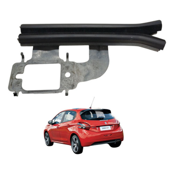 Guia Canaleta Vidro Traseiro Esquerdo Peugeot 208 2014 2015