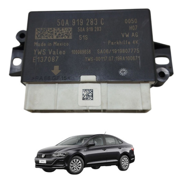 Módulo Sensor Estacionamento Virtus 1.0 Tsi 2019 2020 21 Vw