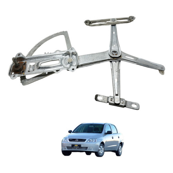Máquina Vidro Dianteira Esquerda Corsa 2004 2005
