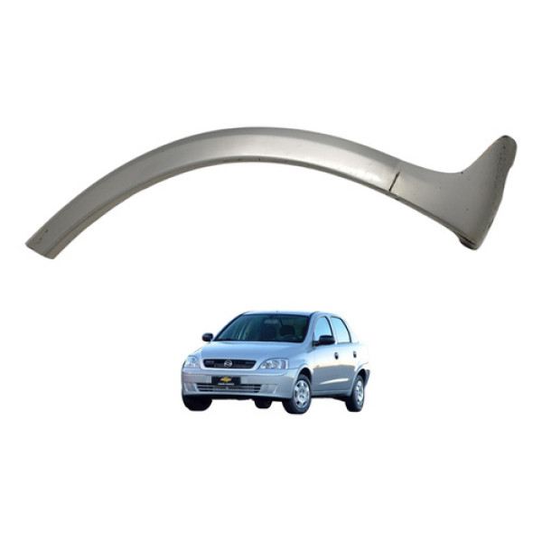 Friso Roda Traseira Direita Corsa Sedan 2004 2005 Prateado