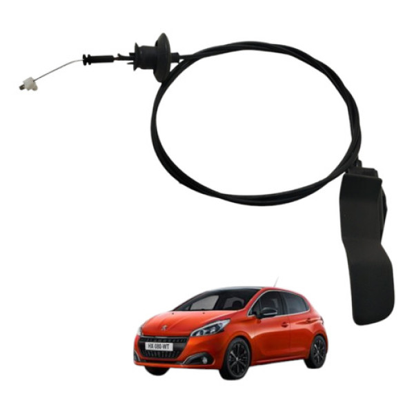 Cabo Alavanca Abertura Capô Dianteiro Peugeot 208 1.5 2014
