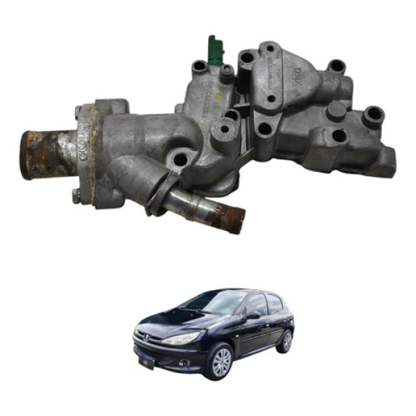 Carcaça Válvula Termostática Peugeot 206 1.4 2008 2009
