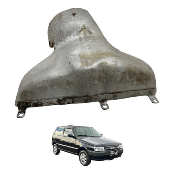 Protetor Calor Coletor Escapamento Uno 2010 2011 2012