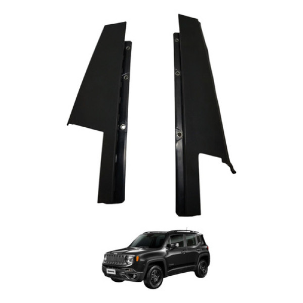 Par Moldura Coluna Porta Traseira Direita Jeep Renegade2018