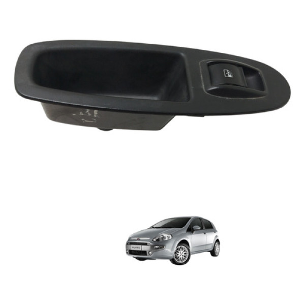 Botão Vidro Traseiro Esquerdo Punto 2013 2014