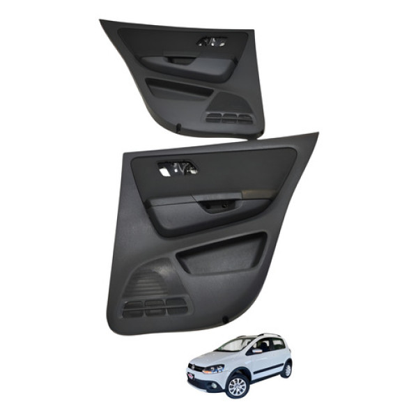 Par Forro Porta Traseiro Crossfox 2013 2014