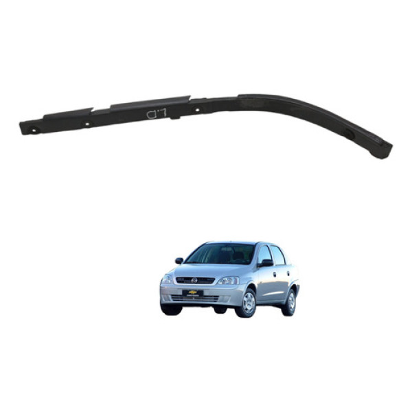 Guia Parachoque Traseiro Direito Corsa Sedan 2004 2005