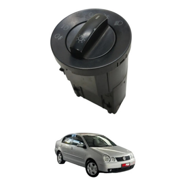 Botão Comando Luz Farol Polo 2004 2005