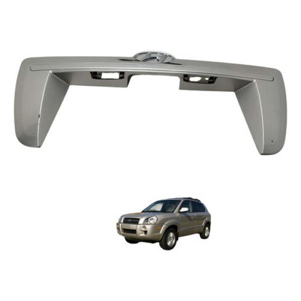 Friso Moldura Tampa Traseira Tucson 2009 2010 2011 Prateado