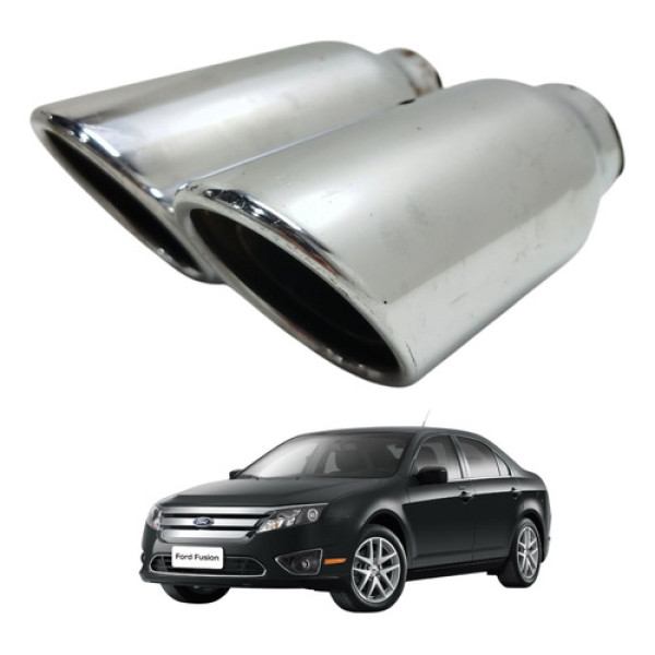 Par Ponteira Escapamento Fusion 3.0 2010 2011 Ford