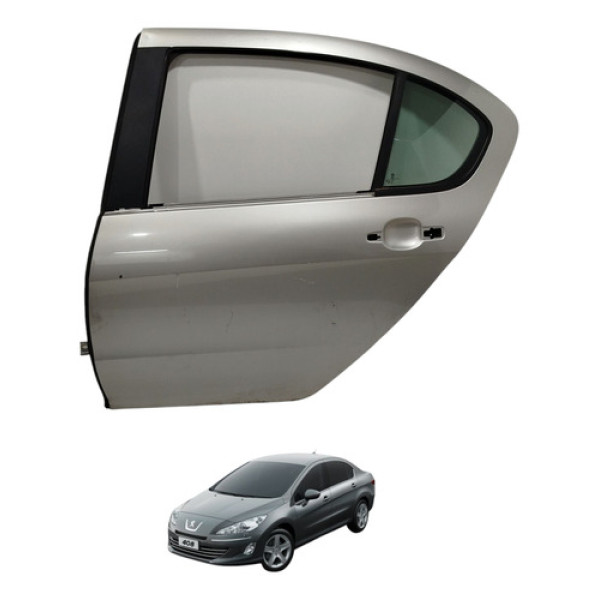 Porta Traseira Esquerda Peugeot 408 2010 2011 2012 2013