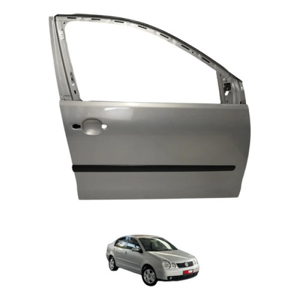 Porta Dianteira Direita Polo 2004 2005 Dianteira Direita Prateado