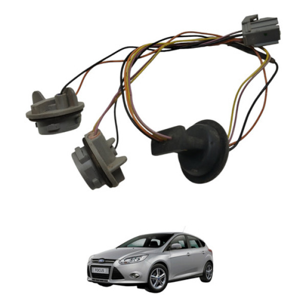 Chicote Soquete Lanterna Esquerda Focus Sedan 2014 2015
