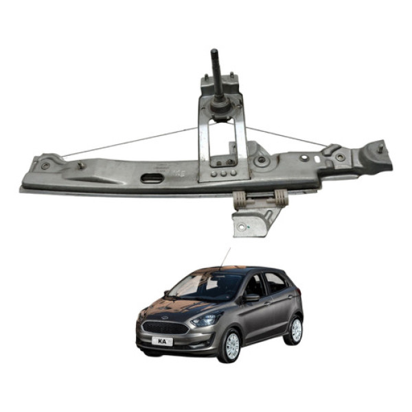 Máquina Vidro Traseiro Esquerdo Ford Ka 2017 2018 2019