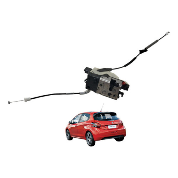 Fechadura Eletrica Porta Traseira Direita Peugeot 208 2014