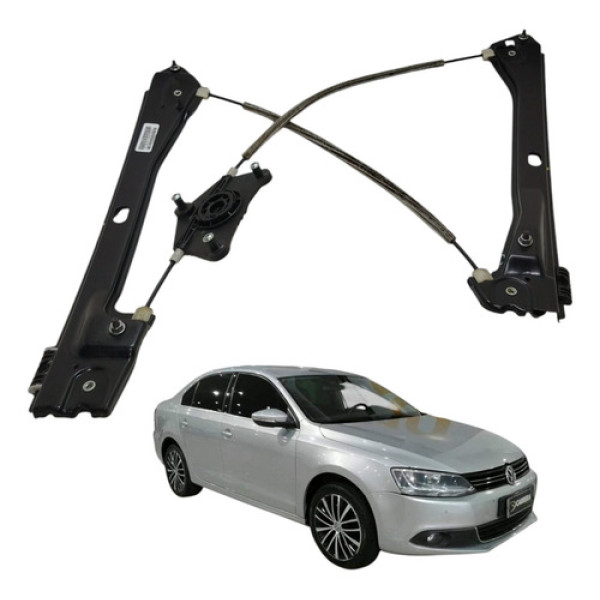 Máquina Vidro Dianteira Direita Jetta Tsi 2011 2012 Vw