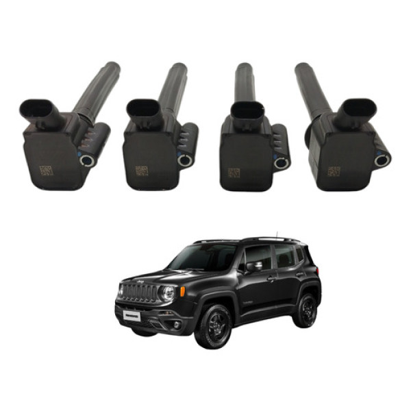 Bobina Ignição Jeep Renegade Start Stop 1.8 Flex 2018