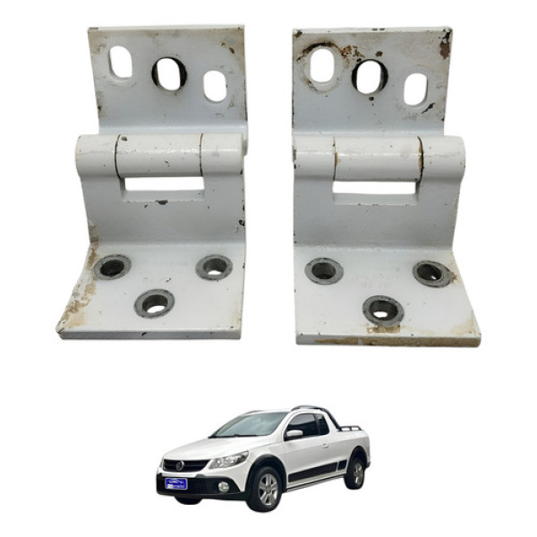 Par Dobradiça Tampa Traseira Saveiro Cross 2012 2013