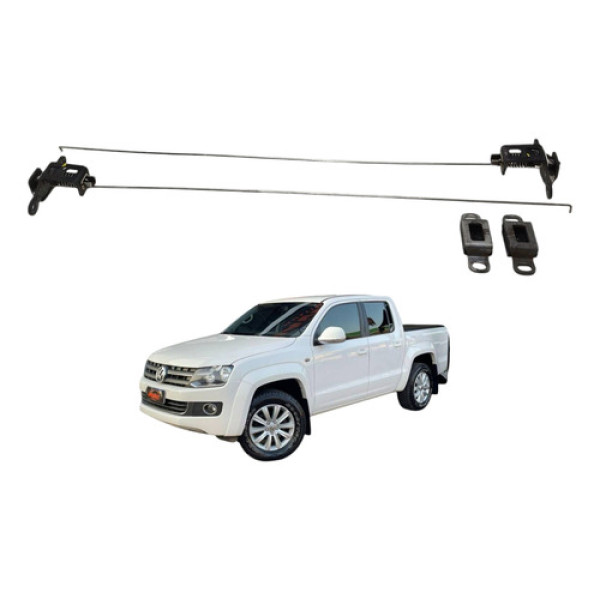 Par Fechadura Varão Tampa Traseira Amarok 2011 2012 Vw