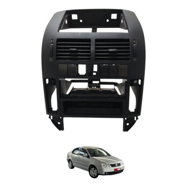 Moldura Difusor Ar Central Rádio Polo 2004 2005