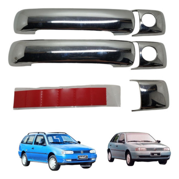 Capa Acabamento Cromado Maçaneta Gol G2 1998 Vw
