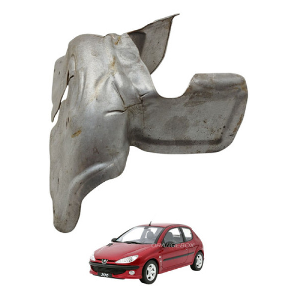 Defletor Calor Coletor Escapamento Peugeot 206 1.4 2008