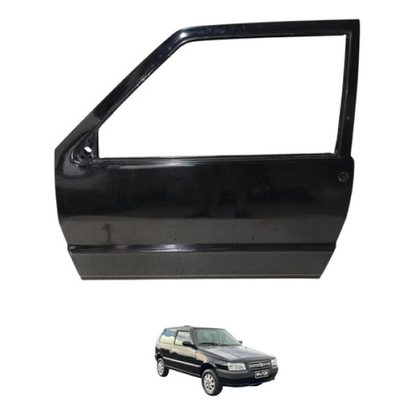 Porta Dianteira Esquerda Uno 2010 2011 2012 Dianteira Esquerda Preto