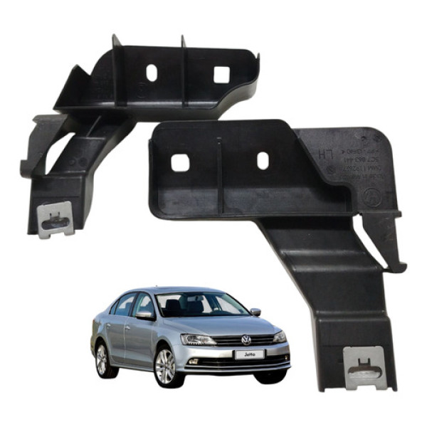 Par Suporte Console Central Jetta Tsi 2013 2014 Vw