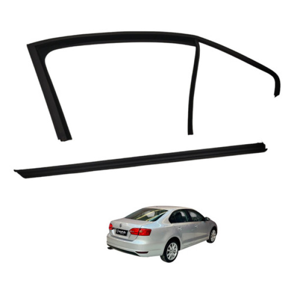 Par Pestana Vidro Traseiro Esquerdo Jetta Tsi 2013 2013