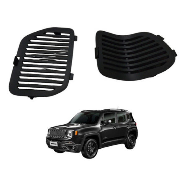 Par Tampa Moldura Lanterna Traseira Jeep Renegade 2018